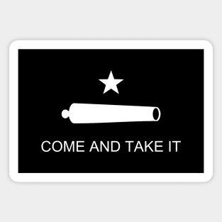 Come and Take It Flag white Magnet